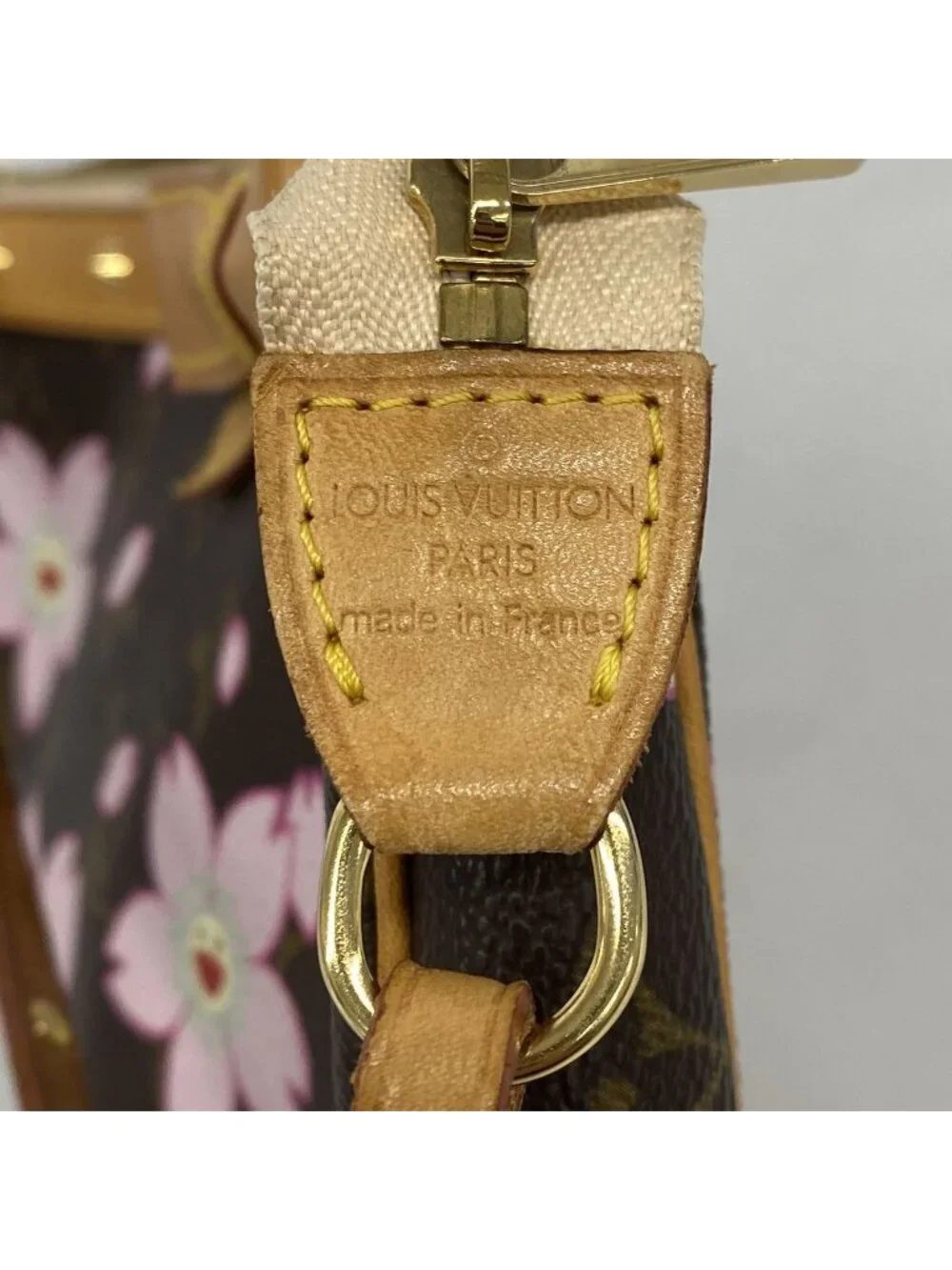 Louis Vuitton Pouch Monogram Cherry Blossom Pochette Accessoires Brown Takashi